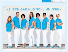Tablet Screenshot of eberle-zahnarzt.ch